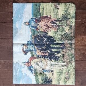 Tapestry/ Gobelin/Fabric Picture Vintage decor - Three heroes